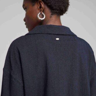 YONA Damska koszulka polo oversize