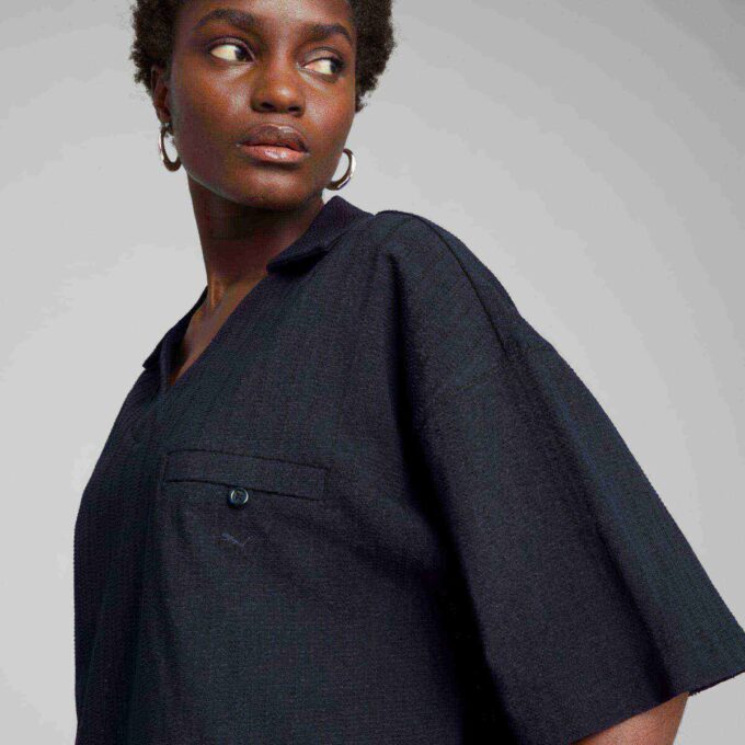 YONA Damska koszulka polo oversize