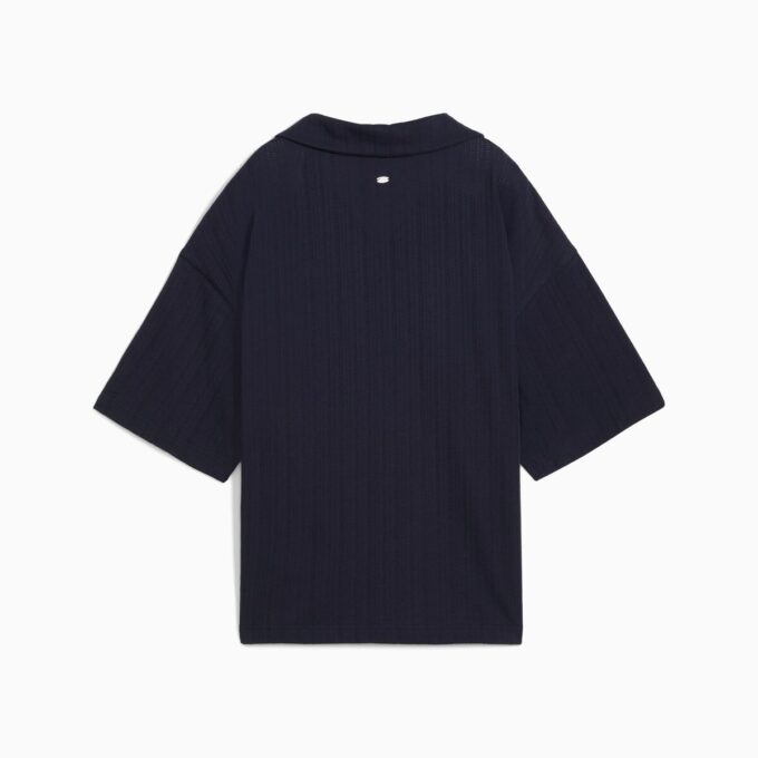 YONA Damska koszulka polo oversize