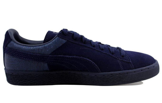 Zamsz Classic Emboss „Peacoat”