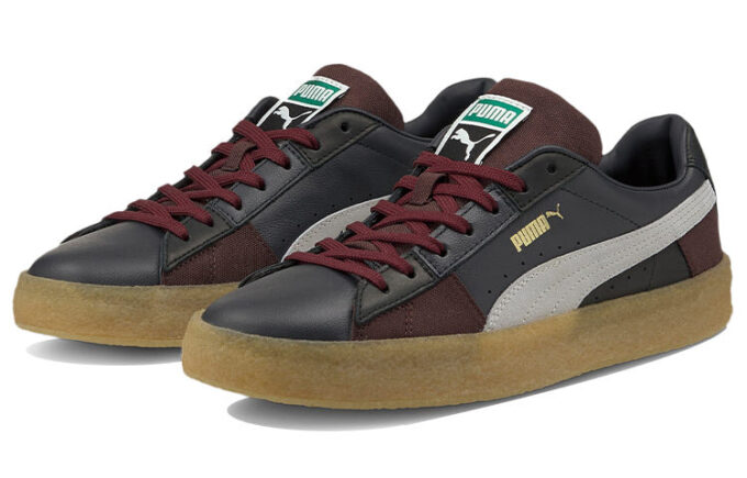 Zamsz „Crepe Patch – Fudge Grey Violet”