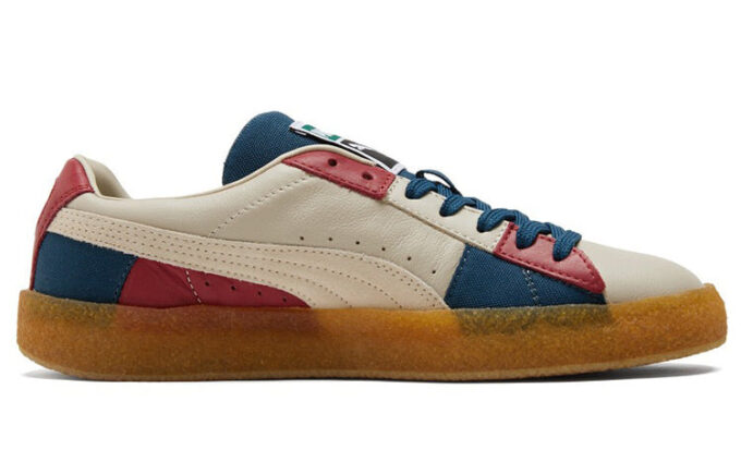 Zamsz „Crepe Patch – Peyote Blue Red”