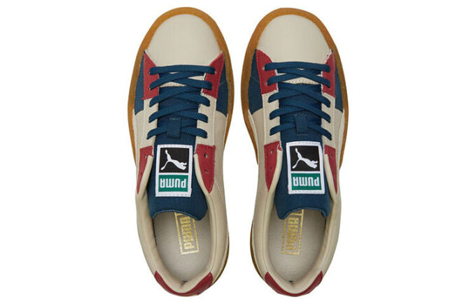 Zamsz „Crepe Patch – Peyote Blue Red”