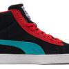 Zamsz Mid 21 „Czarny Viridian Zielony Czerwony”