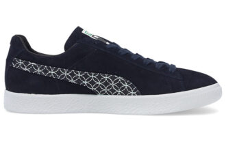 Zamsz vintage wyprodukowany w Japonii „Sashiko – Intensywny niebieski”