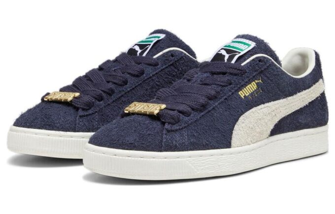 Zamszowa koronka „Navy”