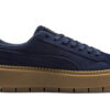 Zamszowa platforma Trace Velor „Navy”
