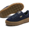 Zamszowa platforma Trace Velor „Navy”