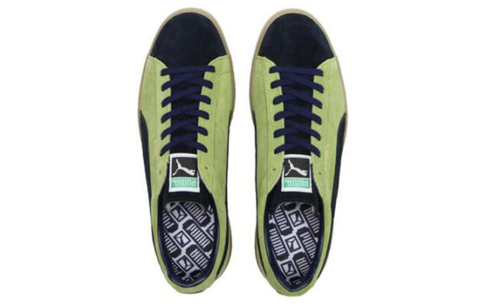 Zamszowe buty do skateboardingu VTG Mij Jasmine Green, czarno-brązowe