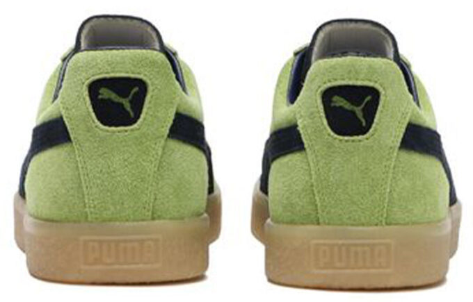 Zamszowe buty do skateboardingu VTG Mij Jasmine Green, czarno-brązowe