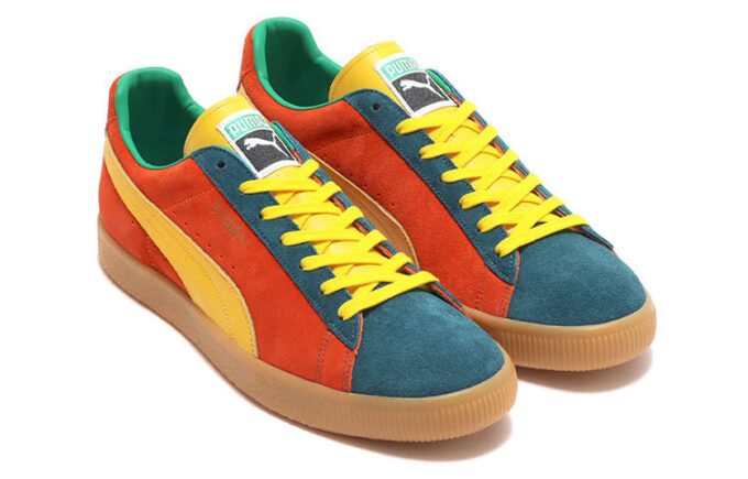 Zamszowe buty na deskorolkę Vtg Mij Low Tops Retro unisex pomarańczowe