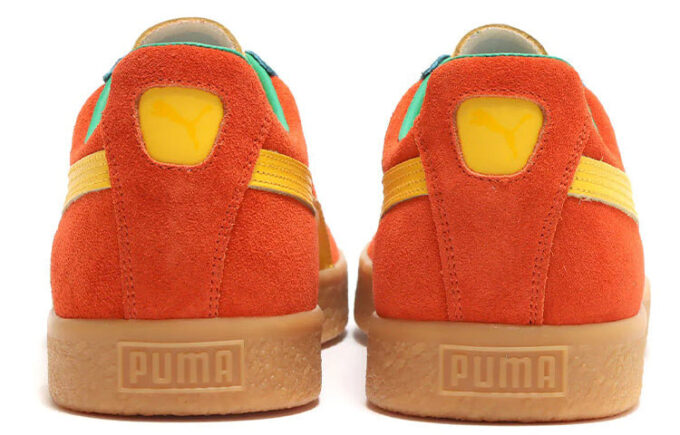 Zamszowe buty na deskorolkę Vtg Mij Low Tops Retro unisex pomarańczowe