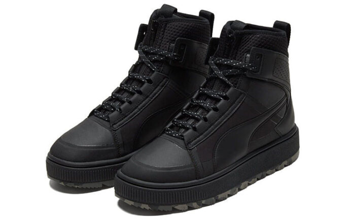 Zamszowe buty średnie AD4PT „Black Dark Shadow”