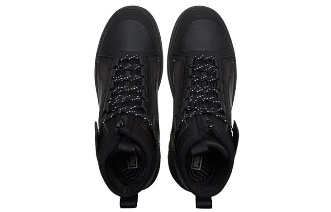 Zamszowe buty średnie AD4PT „Black Dark Shadow”