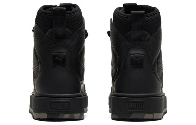 Zamszowe buty średnie AD4PT „Black Dark Shadow”
