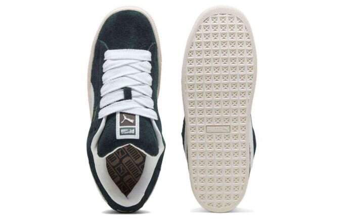 Zamszowe buty XL „Włochata Zieleń”
