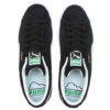 Zamszowe, casualowe buty do skateboardingu, unisex, czarno-białe