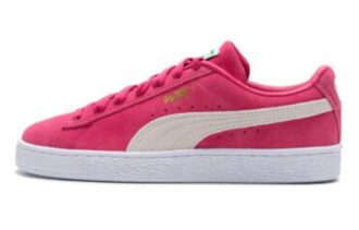 Zamszowe klasyczne buty sportowe XXI w kolorze różowo-białym