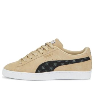 Zamszowe trampki T7 w kolorze tan black