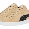 Zamszowe trampki T7 w kolorze tan black