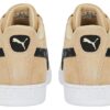Zamszowe trampki T7 w kolorze tan black