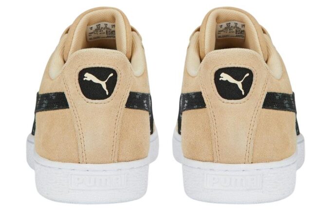 Zamszowe trampki T7 w kolorze tan black