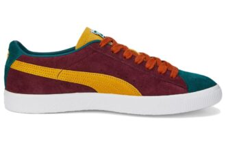 Zamszowe VTG Teams „Varsity Green Mustard”