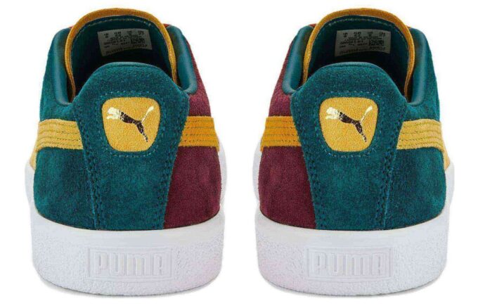 Zamszowe VTG Teams „Varsity Green Mustard”